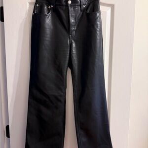 Black Leather Pants